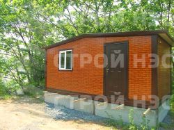 Металлическая бытовка Элит-021 размер 2,3х6,0 - 1