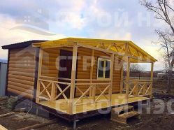 Металлическая бытовка VIP-060 5,0х6,0 - 0