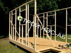 Хозблок для дачи-180 "Эффектный" 3,0х3,0+2,0х2,0 - 0
