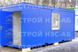 Металлическая бытовка БКс-02 2,5х4,5 (с тамбуром) бытовка из сэндвич панелей - 2