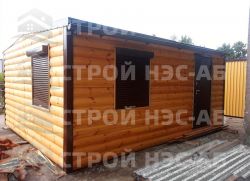 Дом из бытовок (металл)-019 5,0х6,0 - 2