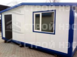 Металлическая бытовка БКс-09 размер 2,3х5,0х2,8 (без тамбура) бытовка из сэндвич панелей - 0