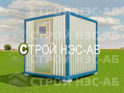 Строительная бытовка БК-00 1,5х1,5 (Шв 10, Уг 7) Вагонка - 0