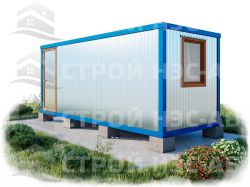Строительная бытовка БК-024 2,5х7,0 (без тамбура) Вагонка - 2