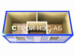 Строительная бытовка БК-013 2,5х6,0 (Шв 10, уг7) расп №5 - 0