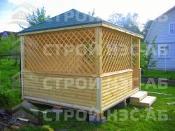 Беседка для дачи "Мэрая" 2,7х5,0 - 0