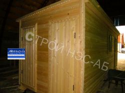 Хозблок для дачи-007 с туалетом и душем, 2,3х4,0 - 2