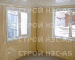 Типовое административное здание-001 12,0х5,0+2,0х1,2 - 0