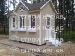 029. Окно деревянное с раскладкой 1,0х0,6 (полуарка) - 1