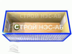 Металлическая бытовка БКс-01 2,5х4,0 (без тамбура) бытовка из сэндвич панелей - 2