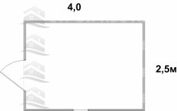 Модульный Пост охраны-013 (2,5х4,0) - 0