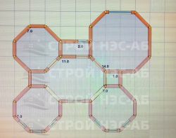 Садово-дачный домик СД "Нонна" 25м2/50м2 - 0
