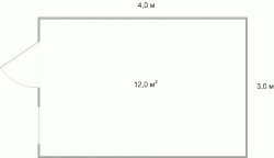 Садовый домик СД "Оксана" 3,0х4,0 - 2