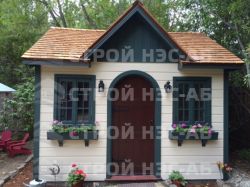 035. Окно деревянное с раскладкой 1,2х1,2 (крест) - 1