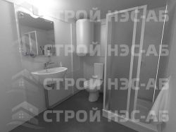 Экран (шторка) ПВХ на душевой поддон - 1