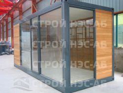 Металлическая бытовка Элит-006 размер 2,5х6,0 - 0