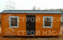 Металлическая бытовка VIP-066 2,3х5,8х2,7 - 1