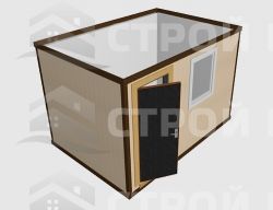 Металлическая бытовка VIP-054 2,5х4,0 - 0