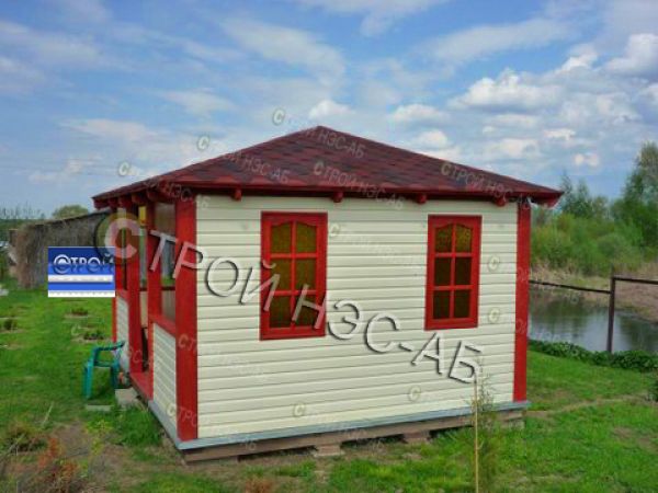 Хозблок для дачи-048 "Уютный"3,0х4,0