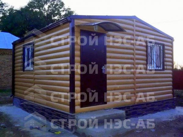 Дом из бытовок (металл)-014 5,0х6,0