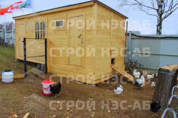 Домик для кур - 021 2,3х6,0