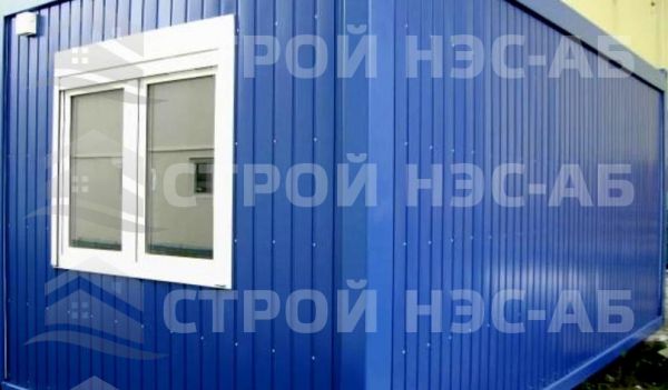 Металлическая бытовка БКс-02 2,5х4,5 (с тамбуром) бытовка из сэндвич панелей