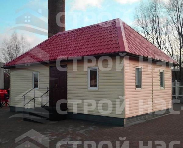 Дом из бытовок (металл)-017 8,0х5,0