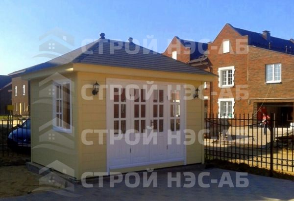 Хозблок для дачи-061 "Новомосковский"  3,0х4,0