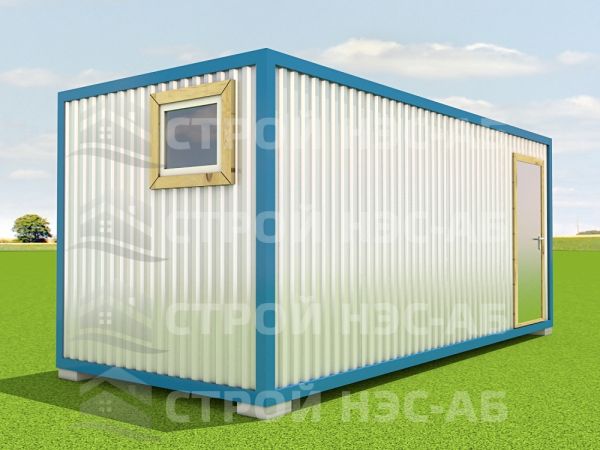 Санитарный блок-контейнер БКс тип №12  Умывальня 2,5 х 6,0