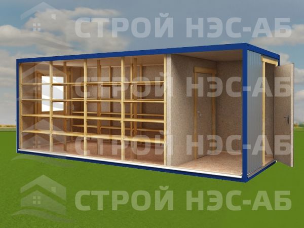 Металлическая бытовка Склад -001