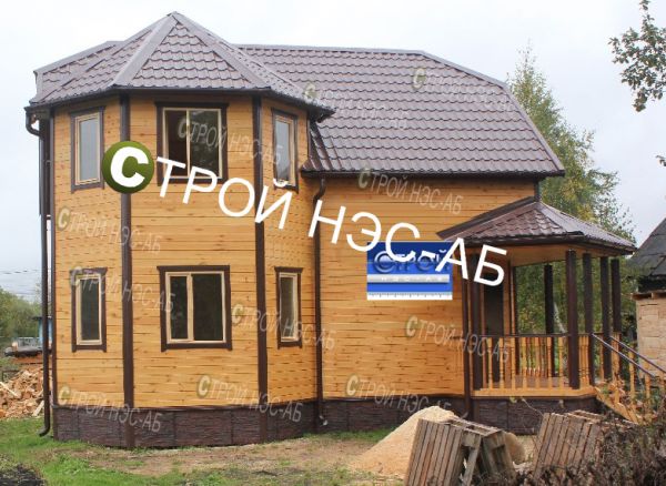 Дачный домик "Элис" 8,5х9,0 (2 эт.)