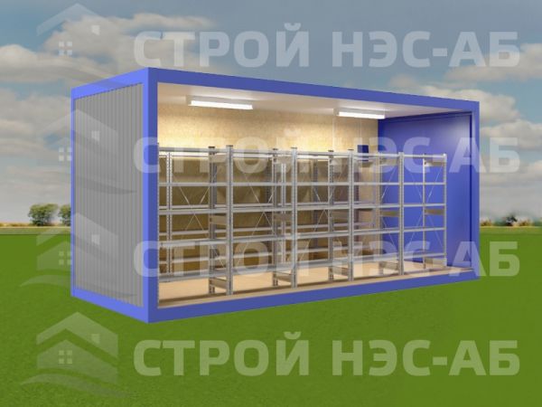 Металлическая бытовка Склад-002