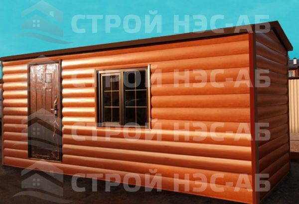 Металлическая бытовка VIP-024 2,3х7,0х2,7