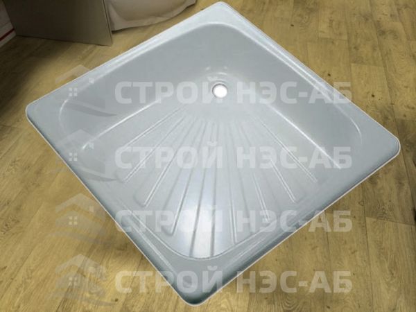 Поддон с установкой 0,9х0,9 (сталь)