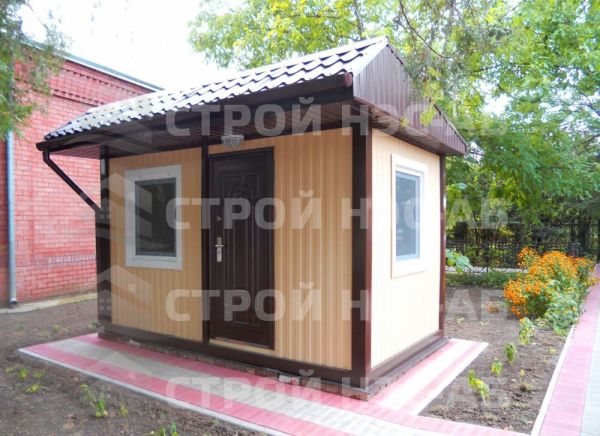 Металлическая бытовка VIP-017 2,5х4,0