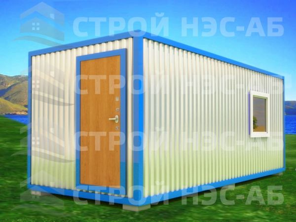 Блок-контейнер БКо-007 2,5х6,0 (тамб. № 2) Двп