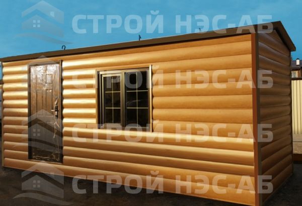 Металлическая бытовка VIP-012 2,3х5,0х2,7