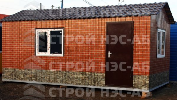 Металлическая бытовка VIP-019 3,0х6,0
