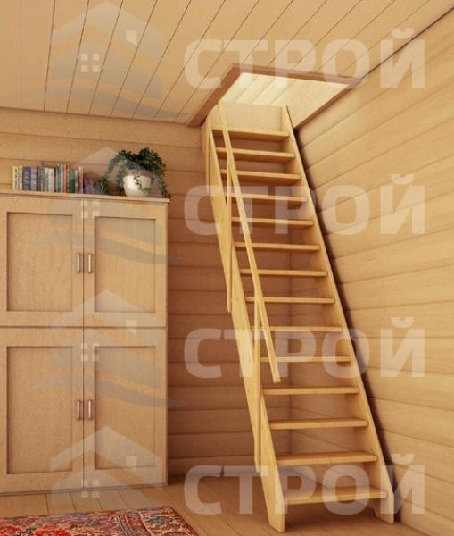 Лестница (с поручнем)-002