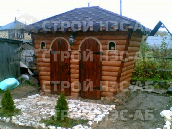 Хозблок для дачи-029 "Фантазийный" 1,7х3,0