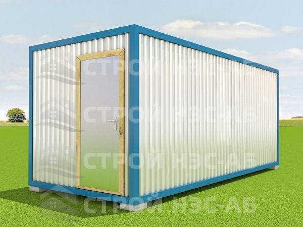 Блок-контейнер БКп-023 2,5х7,0 (тамб.) Мдф/Пвх  
