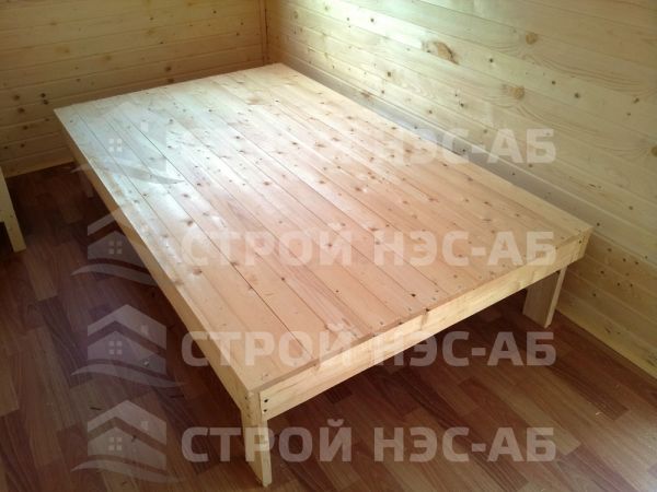 Кровать-017 размер 2,0х2,0 (дерево)