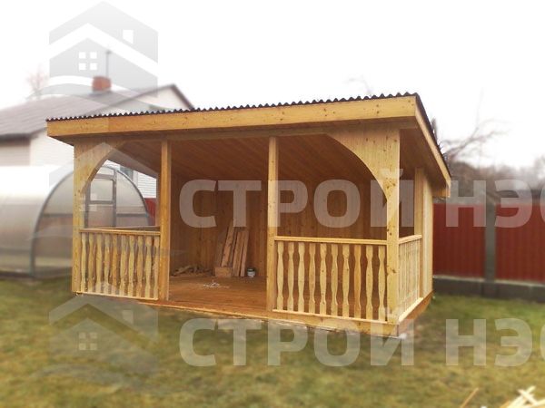 Беседка для дачи "Кин" 2,3 х 4,0