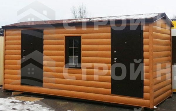 Металлическая бытовка VIP-010 2,3х6,0х2,8