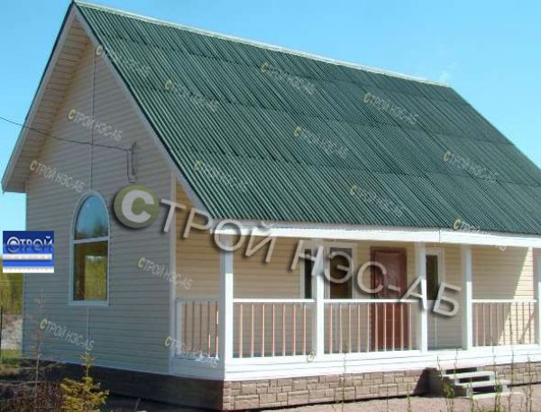 Садовый домик "Устинья" 8,5х9,0 (2эт.)