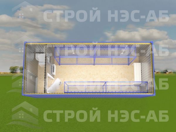 Металлическая бытовка Сушилка-003