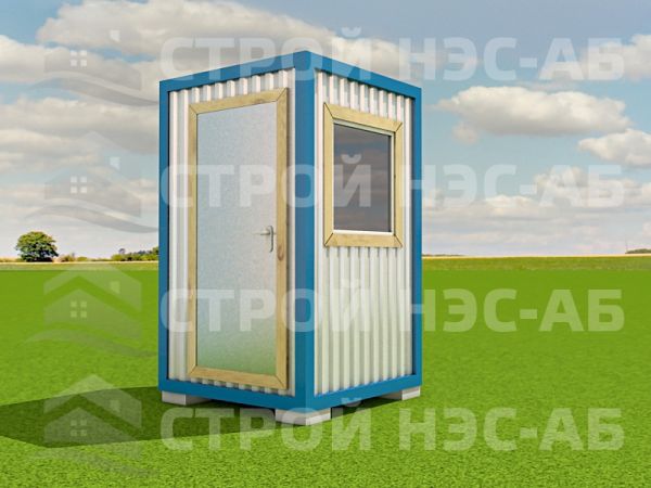 Блок-контейнер БКо-00 1,5х1,5 (без тамбура) Двп