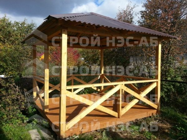 Беседка для дачи "Нэоко" 4,0х4,0