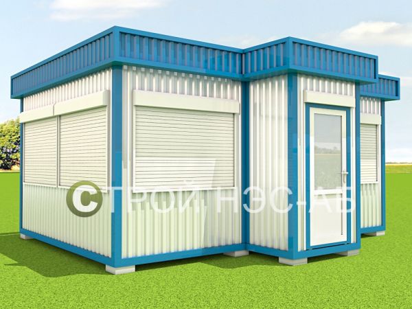 ТП-002  Торговый павильон, размер 6,0х5,0х3,0 (сайдинг)