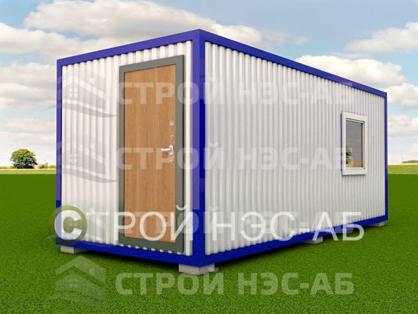 Блок-контейнер БКп-008 2,5х6,0 (тамб. №3) Мдф/Пвх